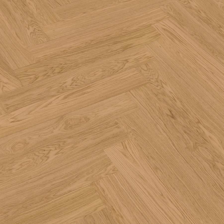 Hybridná Drevená Podlaha ter Hürne Hywood Oak Gran Sasso, Olej 546x91x11mm - Herringbone zvýšená vodeodolnosť – fotografia 1