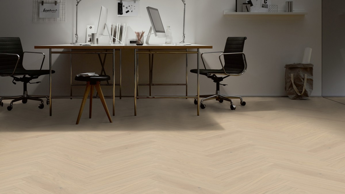 Hybridná Drevená Podlaha ter Hürne Hywood Oak Morvan 546x91x11mm - Herringbone zvýšená vodeodolnosť – fotografia 3