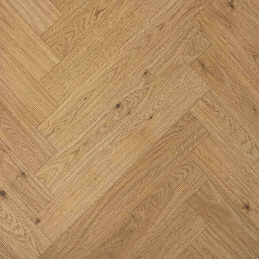 Drevené parkety Masívny Dub Herringbone, Elegance (Class II.) Lak alebo UV olej, 11x70x490mm - rybia kosť – fotografia 1