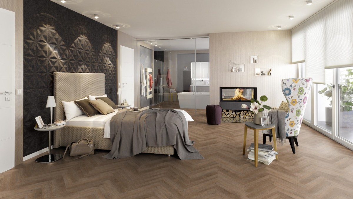 Vinylová podlaha PROJECT FLOORS HERRINGBONE PW 3065/HB 0,55mm / 2,5mm 33/42 - lepené dielce, rybia kosť – fotografia 3