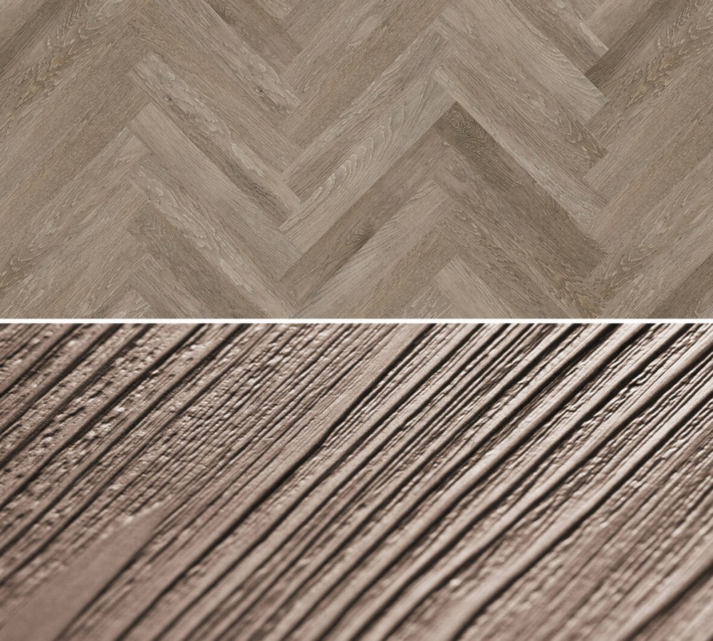 Vinylová podlaha PROJECT FLOORS HERRINGBONE PW 1255/HB (0,55mm) 2,5x76x457mm 33/42 - lepené dielce, rybia kosť – fotografia 2
